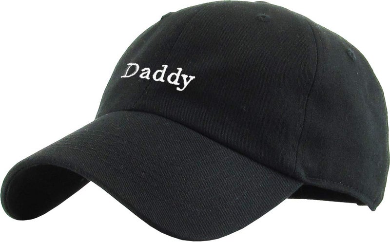KBETHOS KBSV-082 BLK Daddy Dad Hat Baseball Cap Vintage Distressed Classic Polo Style Adjustable Cotton (One Size, Black Daddy) - Image 1